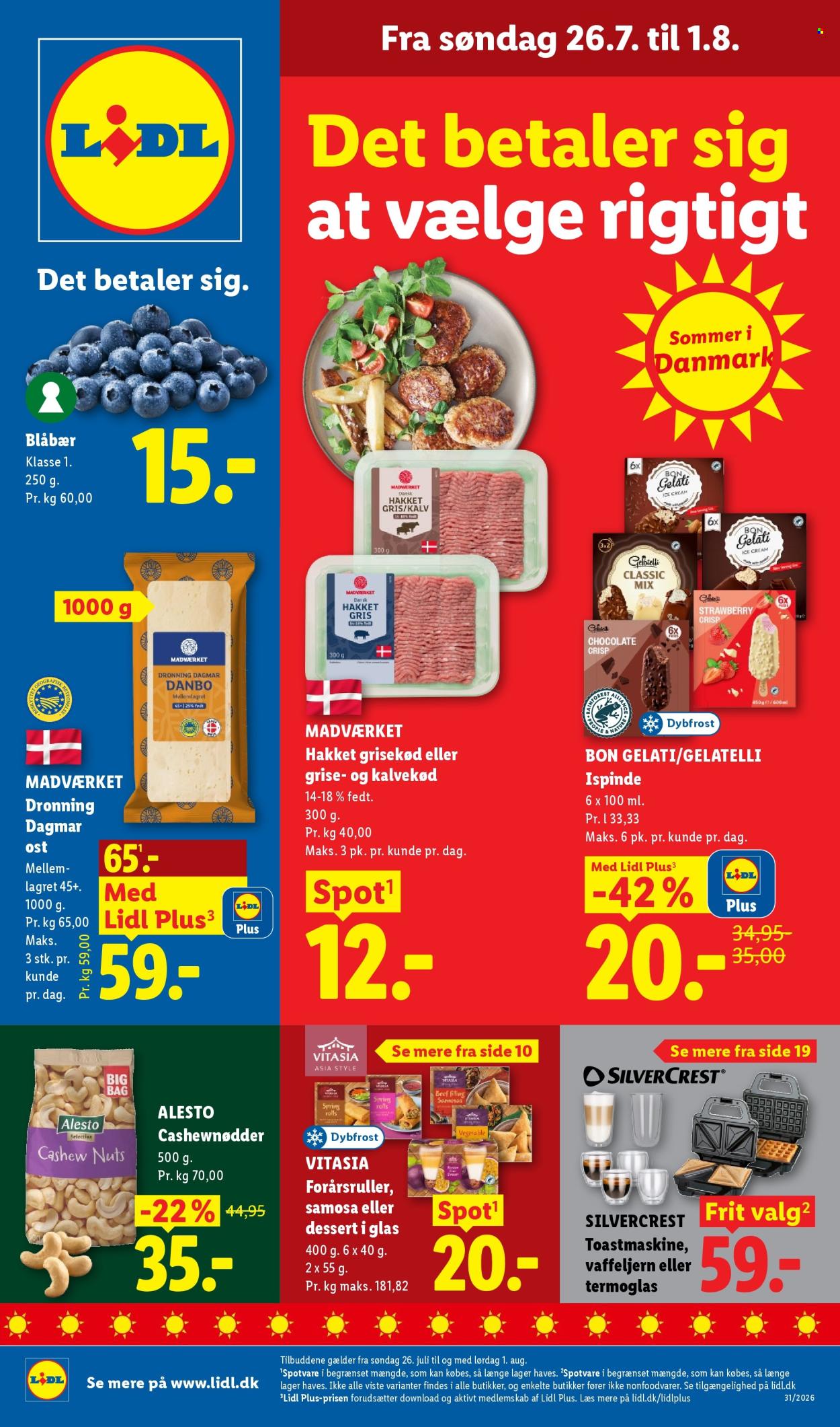 Lidl tilbudsavis  - 26.07.2026 - 01.08.2026. Side 1. Side 1