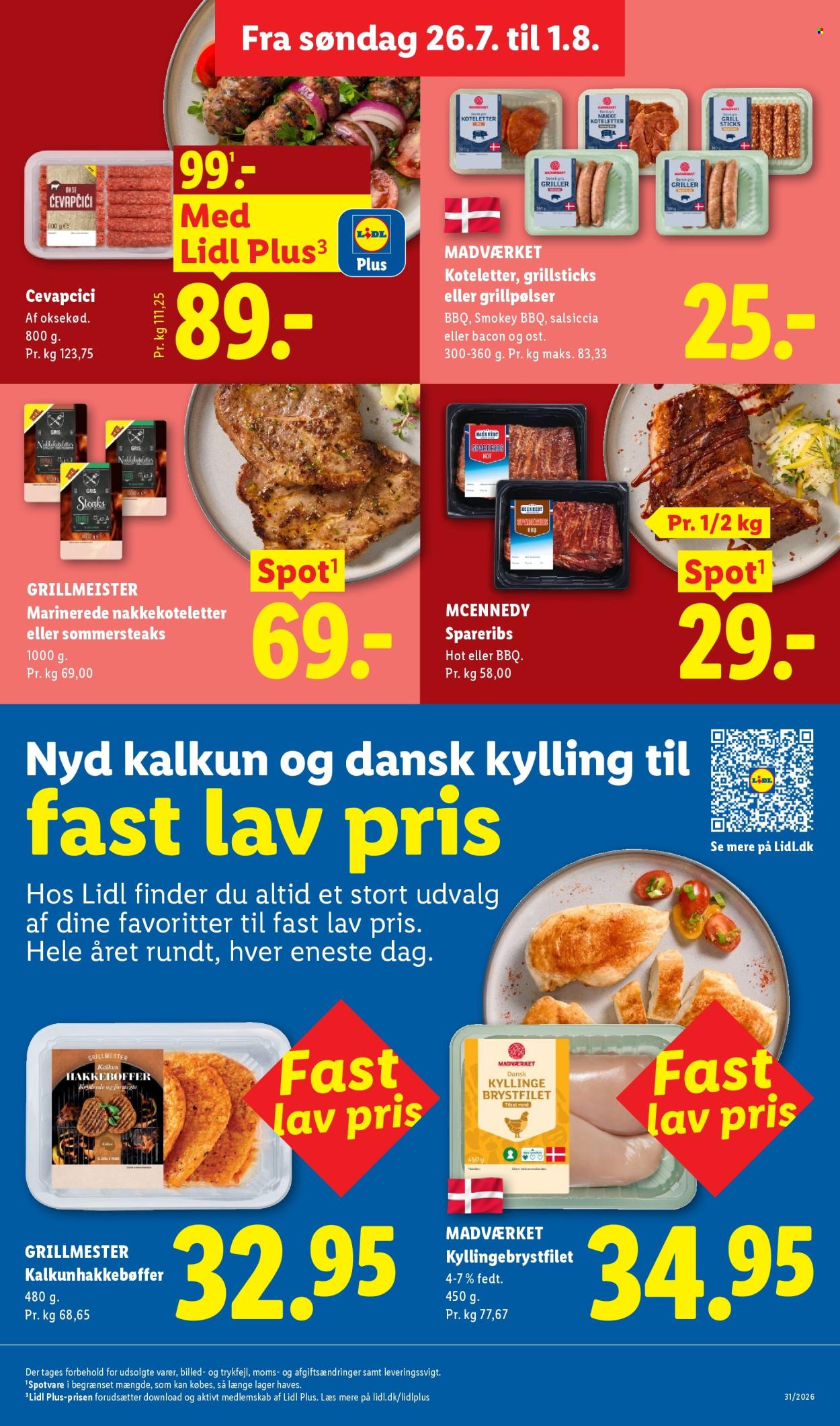 Lidl tilbudsavis  - 26.07.2026 - 01.08.2026. Side 3. Side 3