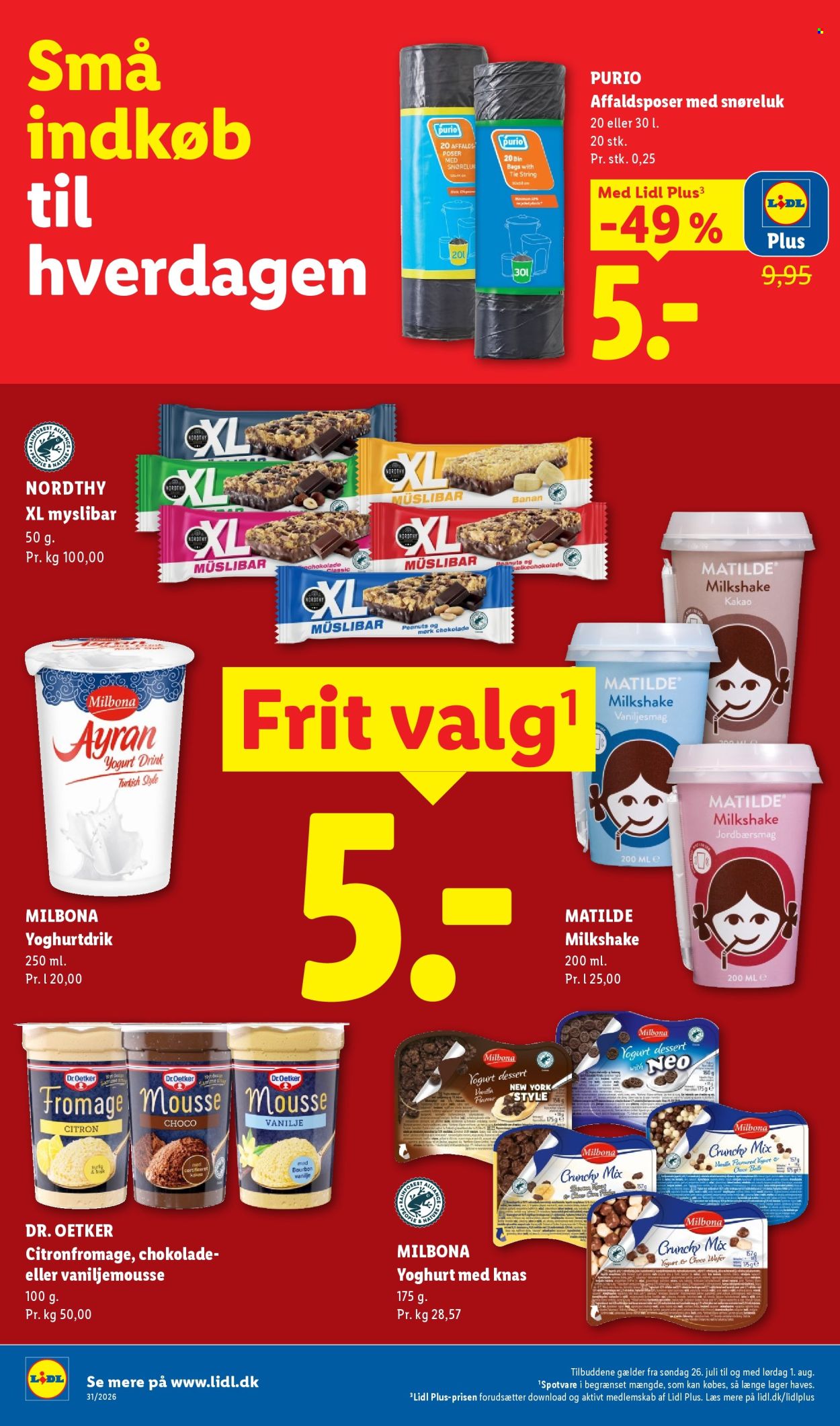 Lidl tilbudsavis  - 26.07.2026 - 01.08.2026. Side 5. Side 5