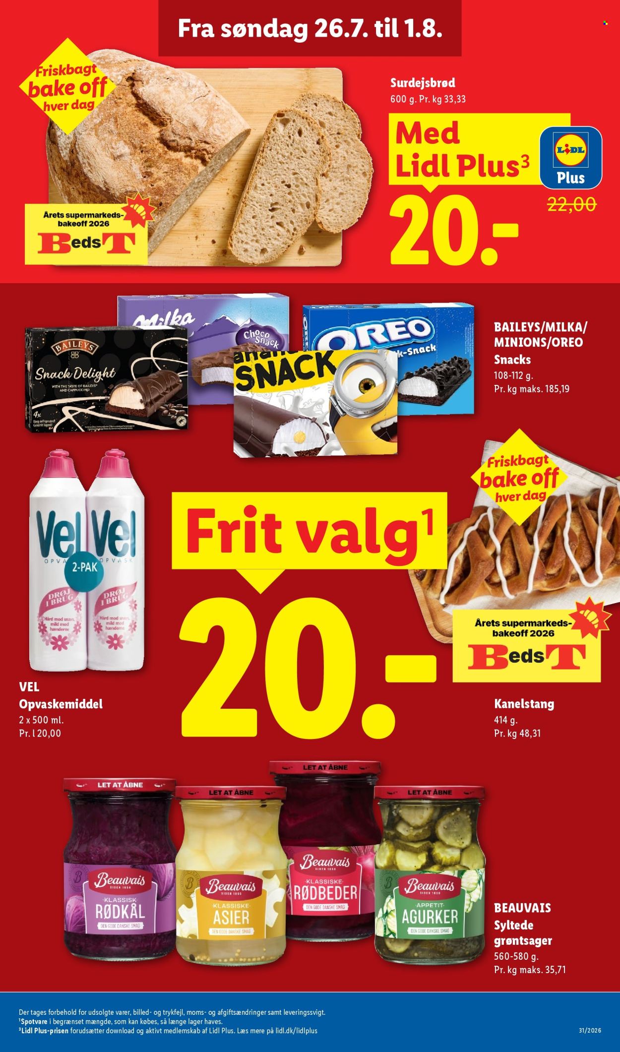 Lidl tilbudsavis  - 26.07.2026 - 01.08.2026. Side 8. Side 8