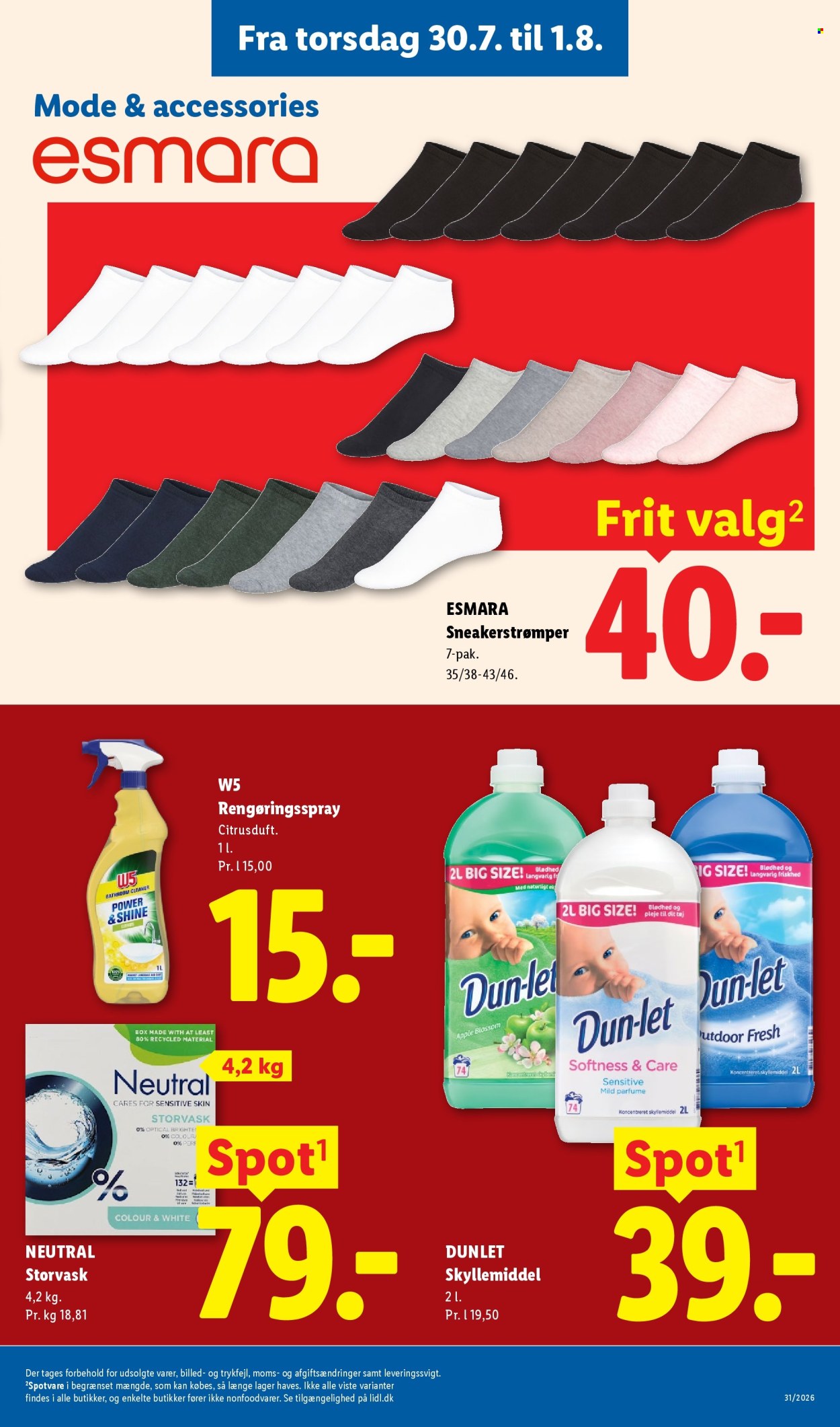 Lidl tilbudsavis  - 26.07.2026 - 01.08.2026. Side 32. Side 32