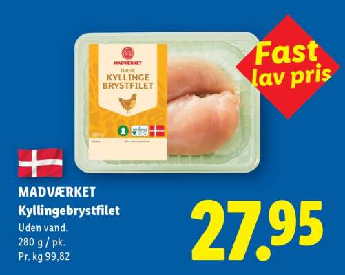 MADVÆRKET Kyllingebrystfilet