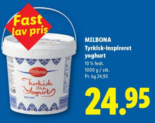 MILBONA Tyrkisk-inspireret yoghurt