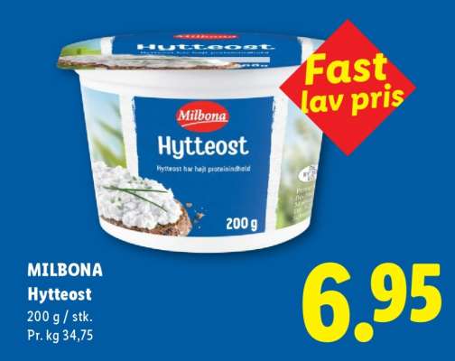 MILBONA Hytteost