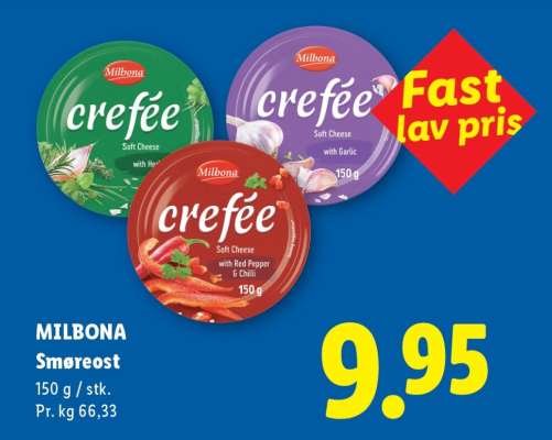 MILBONA Smøreost