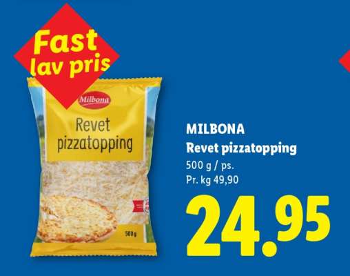 MILBONA Revet pizzatopping