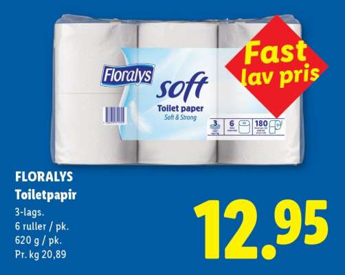 FLORALYS Toiletpapir