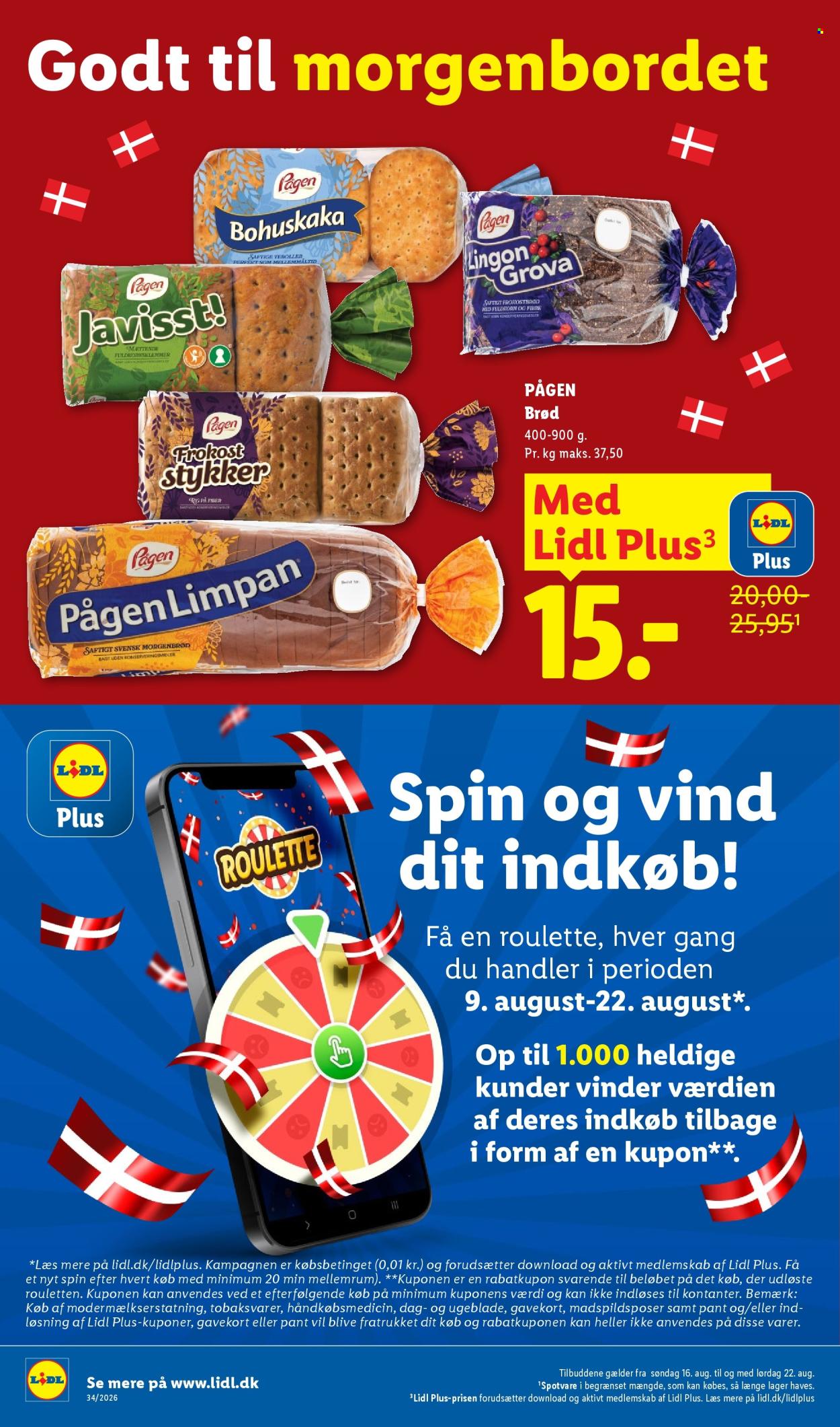 Lidl tilbudsavis  - 16.08.2026 - 22.08.2026. Side 6. Side 6