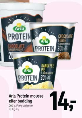 Arla Protein mousse eller budding