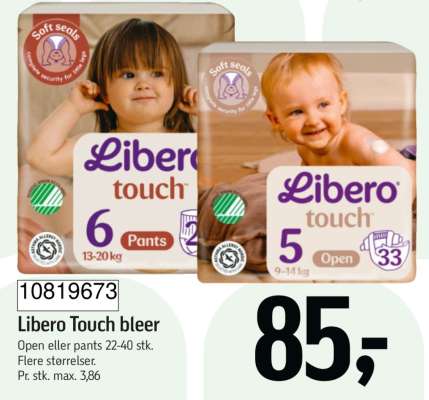 Libero touch bleer