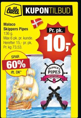 Malaco Skippers Pipes