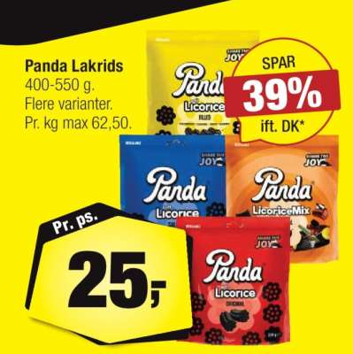 Panda lakrids