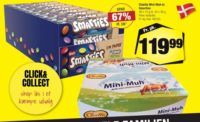 Cloetta Mini Muh el. Smarties