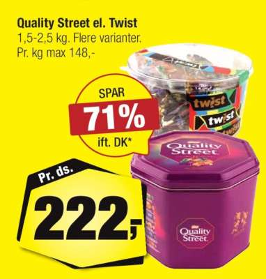 Quality Street el. Twist