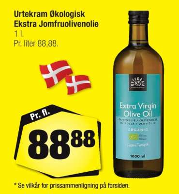 Urtekram Økologisk Ekstra Jomfruolivenolie