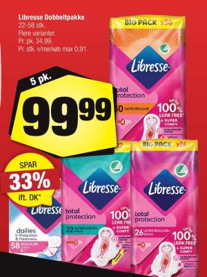 Libresse Dobbeltpakke
