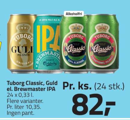Tuborg Classic, Guld el. Brewmaster IPA