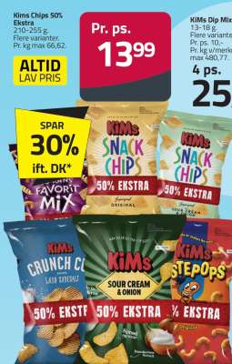 Kims Chips 50% Ekstra