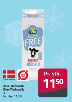 Arla Laktosefri Øko Minimælk