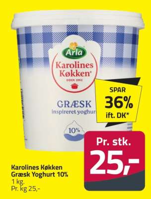 Karolines Køkken Græsk Yoghurt 10%
