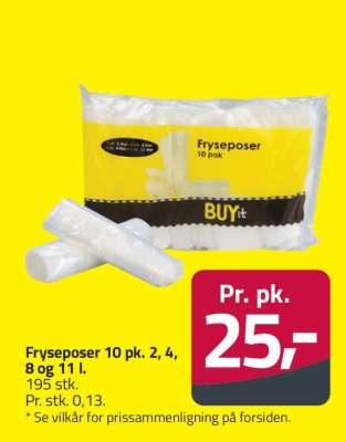 Fryseposer 10 pk.
