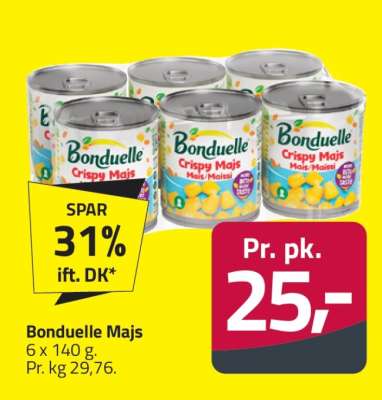 Bonduelle majs