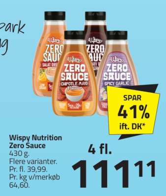 Wispy Nutrition Zero Sauce