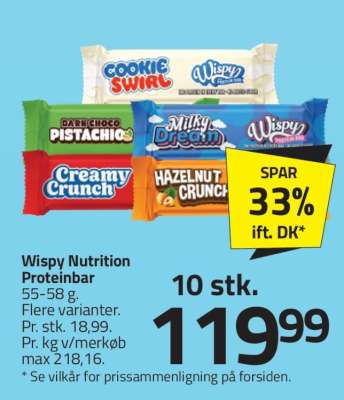 Wispy Nutrition Proteinbar