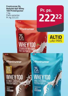 Frontrunner By Bodylab ApS Whey 100 Proteinpulver