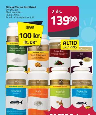 Fitness Pharma kosttilskud