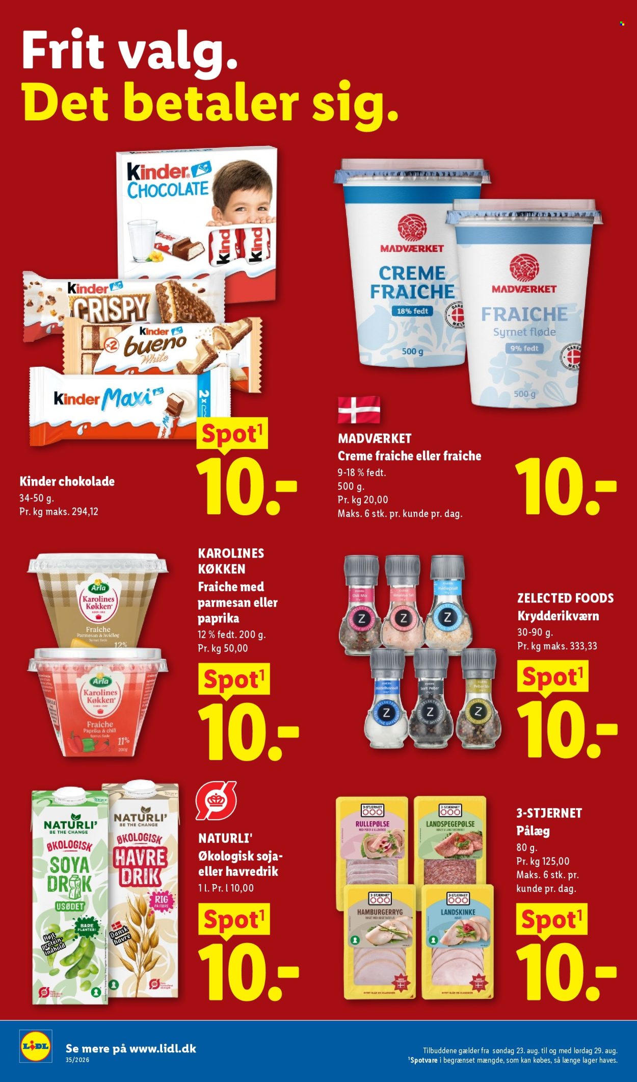 Lidl tilbudsavis  - 23.08.2026 - 29.08.2026. Side 2. Side 2