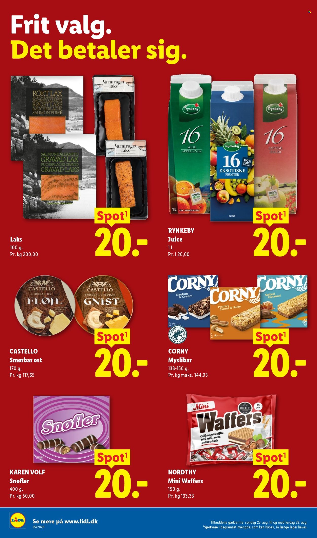 Lidl tilbudsavis  - 23.08.2026 - 29.08.2026. Side 6. Side 6