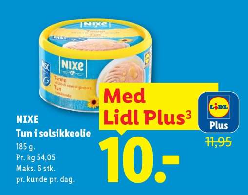 NIXE Tun i solsikkeolie