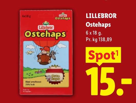 LILLEBROR Ostehaps