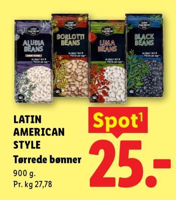 LATIN AMERICAN STYLE Tørrede bønner