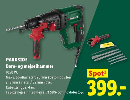 PARKSIDE Bore- og mejselhammer