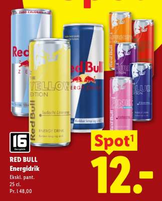 RED BULL Energidrik