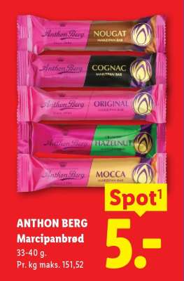 Anthon Berg marcipanbrød
