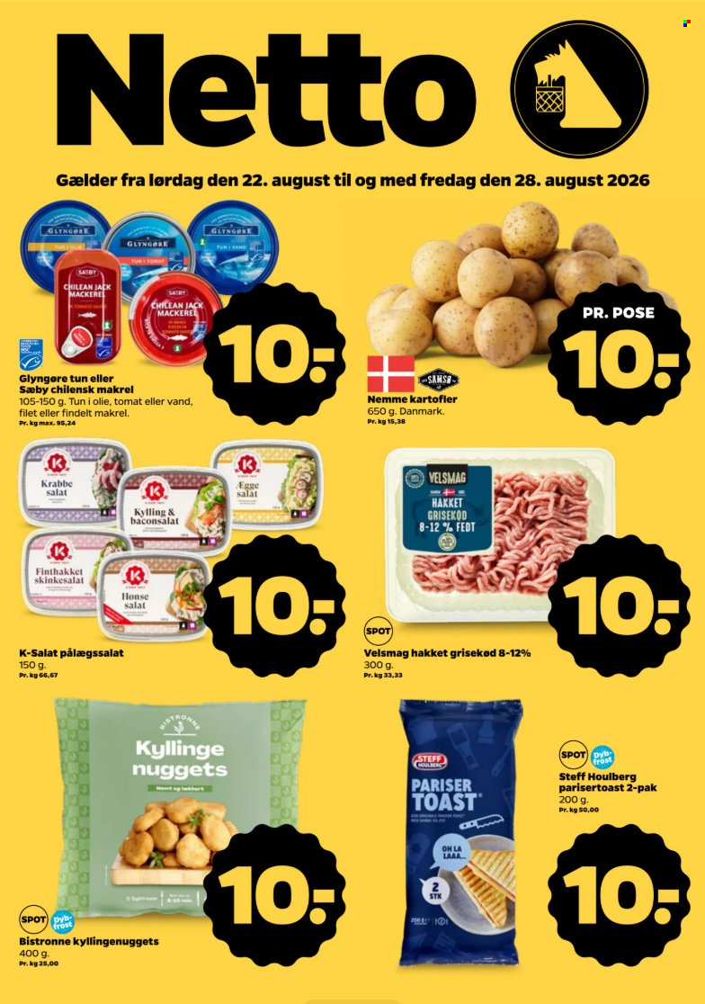 Netto tilbudsavis  - 22.08.2026 - 28.08.2026. Side 1. Side 1