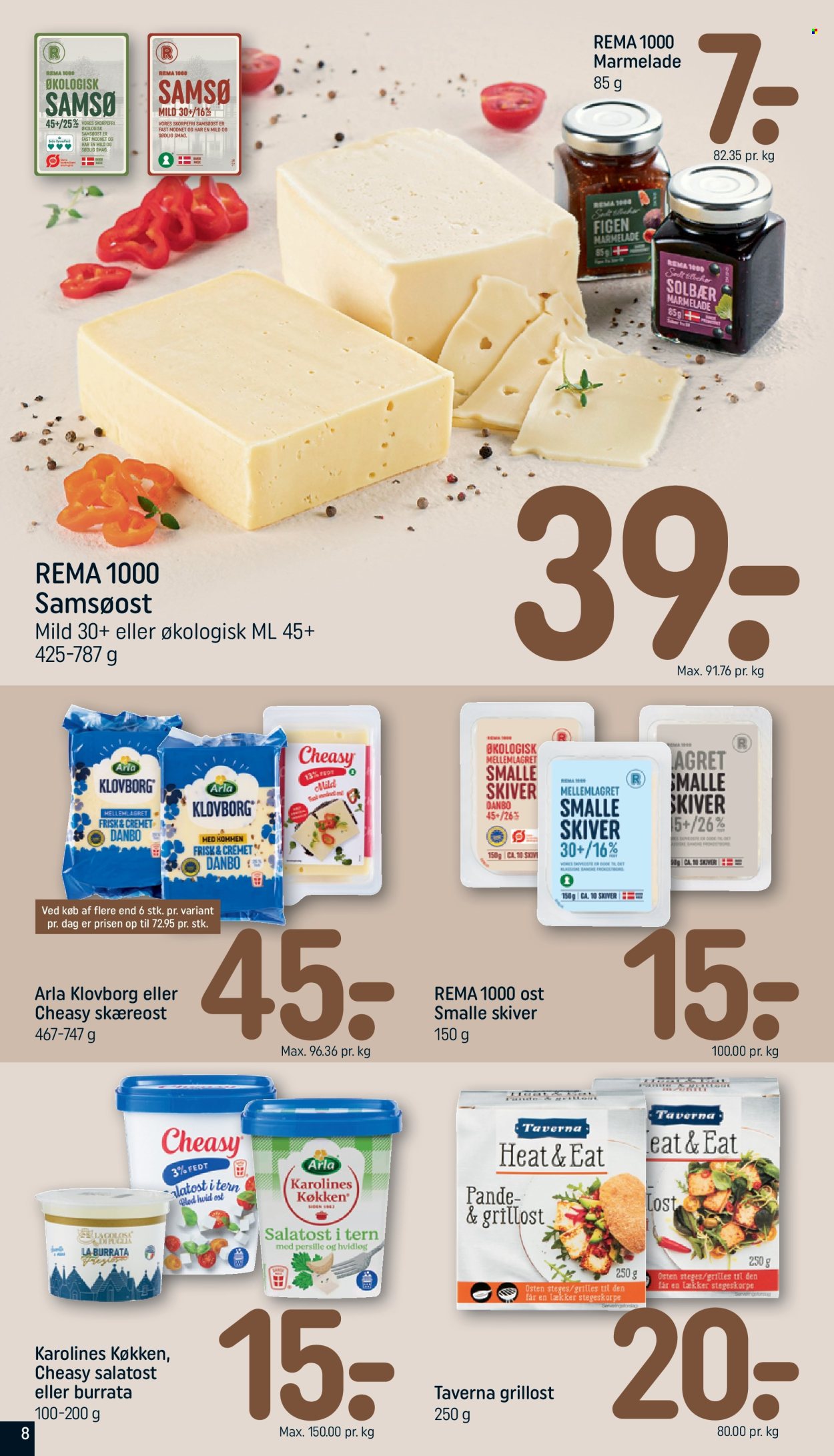 Rema 1000 tilbudsavis  - 23.08.2026 - 29.08.2026. Side 8. Side 8