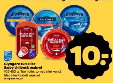 Glyngøre tun eller Sæby chilensk makrel