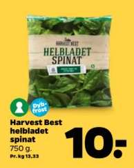 Harvest Best helbladet spinat