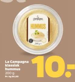 La Campagna klassisk hummus