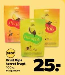 Fruit Dips tørret frugt