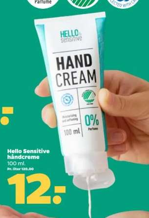 Hello Sensitive håndcreme