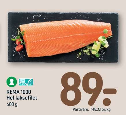 REMA 1000 Hel laksefilet