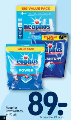 Neophos opvasketabs