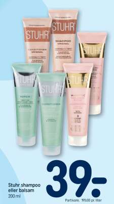Stuhr shampoo eller balsam