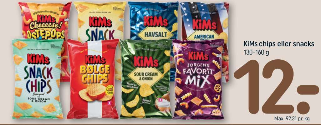 KiMs chips eller snacks
