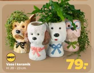 Vase i keramik